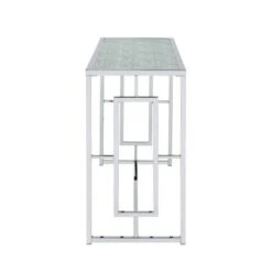 Stagge Glam Rectangle Sofa Table Chrome - HOMES: Inside + Out 11 Stagge Glam Rectangle Sofa Table Chrome - HOMES: Inside + Out -HOMES: Inside + Out GUEST 007e3534 1cef 4a84 a5e8 29f01119a1c3