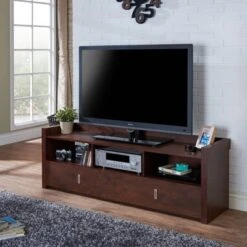Flatcar Multi Functional Storage TV Stand For TVs Up To 65" Vintage Walnut - HOMES: Inside + Out -HOMES: Inside + Out GUEST 011782b8 5bde 4518 96cb 3ab546c6d150