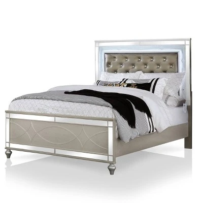 2pc La Mesa Bed And Chest Set Silver - HOMES: Inside + Out 5 2pc La Mesa Bed And Chest Set Silver - HOMES: Inside + Out - Image 3