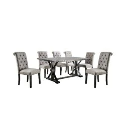 7pc Hepburn Dining Set - HOMES: Inside + Out -HOMES: Inside + Out GUEST 029d447d 7fe8 495c a86b 9756b3b5234c