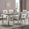 5pc Redmond Expandable Dining Table Set Weathered White/Dark Walnut/Warm Gray - HOMES: Inside + Out -HOMES: Inside + Out GUEST 033d826b 58d1 4bfa 8baa 286f57afb9d6