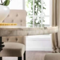 5pc Buckley Dining Set Beige - HOMES: Inside + Out -HOMES: Inside + Out GUEST 052a0bca fa30 4eab 8ee4 8c8879ac89e0