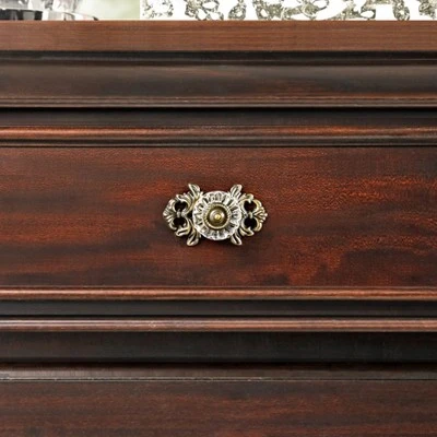 3pc California King Pennings Traditional Bed Set And Nightstand With Chest Dark Walnut - HOMES: Inside + Out 11 3pc California King Pennings Traditional Bed Set And Nightstand With Chest Dark Walnut - HOMES: Inside + Out - Image 9