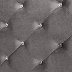 Tenaya Glam Bed With Button Tufted Headboard Silver - HOMES: Inside + Out -HOMES: Inside + Out GUEST 08d2ddb9 aaa4 4fdc ada2 0ae3131c2466