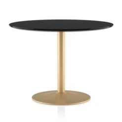 Koldfield Steel Base Round Dining Table - HOMES: Inside + Out -HOMES: Inside + Out GUEST 0910fdfe a70a 4cc5 9ed2 4affb4b29c09