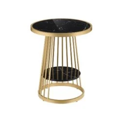 Tinful Modern Round Side Table - HOMES: Inside + Out -HOMES: Inside + Out GUEST 0a5df0e5 2936 4d4b a330 7bd2dc9d9401
