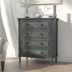 Latimer Traditional 4 Drawer Chest - HOMES: Inside + Out