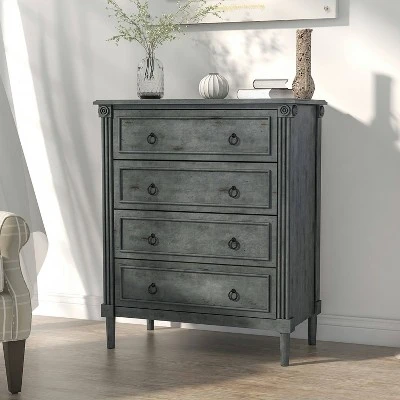 Latimer Traditional 4 Drawer Chest - HOMES: Inside + Out 3 Latimer Traditional 4 Drawer Chest - HOMES: Inside + Out