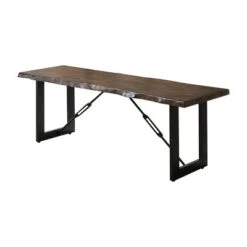 3pc Iohomes Kopec Industrial Style Dining Table Set Walnut - HOMES: Inside + Out -HOMES: Inside + Out GUEST 0bfe9f1b 569a 4cf0 84c5 b027164cee03