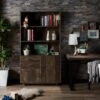 69.8" Tappan Bookcase With Cabinet Reclaimed Oak - HOMES: Inside + Out -HOMES: Inside + Out GUEST 0e09f571 dbed 46e7 8ae5 ebfdd49ab40c