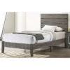 Derries Slatted Platform Bed Gray - HOMES: Inside + Out -HOMES: Inside + Out GUEST 0e9e97f6 e1a0 4598 8bba c29ad2423f4e