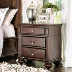 3pc California King Pennings Traditional Bed Set And Nightstand With Chest Dark Walnut - HOMES: Inside + Out 25 3pc California King Pennings Traditional Bed Set And Nightstand With Chest Dark Walnut - HOMES: Inside + Out -HOMES: Inside + Out GUEST 10d60339 b305 45ce 81ed 0ea72c7b6fac