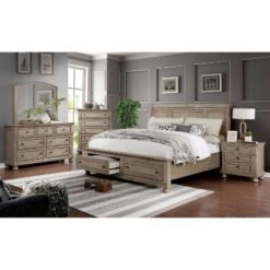 2pc Queen Earl Bedroom Set With Nightstand Gray - HOMES: Inside + Out 12 2pc Queen Earl Bedroom Set With Nightstand Gray - HOMES: Inside + Out -HOMES: Inside + Out GUEST 120c1842 79a6 4fcd 9b7e e7ed688bd675