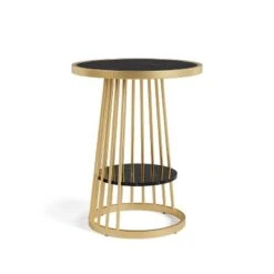 Tinful Modern Round Side Table - HOMES: Inside + Out -HOMES: Inside + Out GUEST 12e66612 376a 45c5 b7a4 dc588b509a04