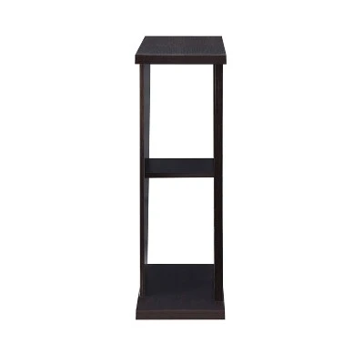Nebra 3 Shelf Console Table Espresso - HOMES: Inside + Out 4 Nebra 3 Shelf Console Table Espresso - HOMES: Inside + Out - Image 2