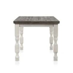 78" Cambrien Rustic Two-Tone Counter Height Dining Table Antique White/Gray - HOMES: Inside + Out -HOMES: Inside + Out GUEST 13706952 ba61 4e68 ab9e 99a21165554e