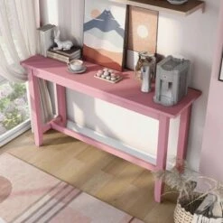 Rockland Counter Height Table With USB Port Antique Pink - HOMES: Inside + Out -HOMES: Inside + Out GUEST 161912db 8ada 445a 9bbb 1bdded13a6a9