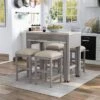 5pc Gardenside Expandable Counter Height Dining Table Set White/Light Gray/Beige - HOMES: Inside + Out -HOMES: Inside + Out GUEST 1721f1a4 2025 4201 b8fb 03454c4a6240