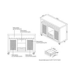 Iohomes Willis Industrial Dining Buffet Black - HOMES: Inside + Out -HOMES: Inside + Out GUEST 183aa309 9114 4ddd 81c9 01521f3283a0 1