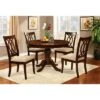 Round Table Top With Pedestal Dining Table Wood/Brown Cherry - HOMES: Inside + Out -HOMES: Inside + Out GUEST 18d281f9 b63f 4e7e 92e1 6e94ee594502
