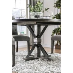 Greiger Round Dining Table Black - HOMES: Inside + Out -HOMES: Inside + Out GUEST 19fac19c 7209 4ee8 aecb e27ad2d53baf