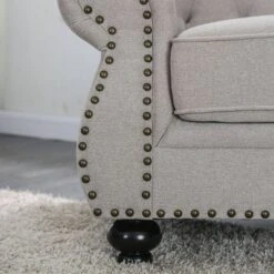 Irving Tufted Loveseat Light Gray - HOMES: Inside + Out 7 Irving Tufted Loveseat Light Gray - HOMES: Inside + Out -HOMES: Inside + Out GUEST 1ac13a88 bd39 412c 9a77 6a1ab62b6709