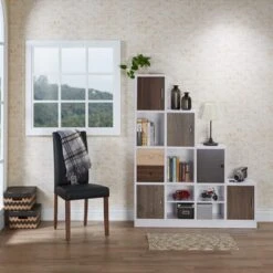 61.5" Hirsch Contemporary Bookcase White - HOMES: Inside + Out 13 61.5" Hirsch Contemporary Bookcase White - HOMES: Inside + Out -HOMES: Inside + Out GUEST 1d800360 1ba2 4a86 877a 03bfc4af6d1a