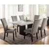 7pc Southwind Transitional Dining Table Set White/Black/Light Gray - HOMES: Inside + Out -HOMES: Inside + Out GUEST 1e40c6dd 8f2c 49ac 9cbb 89361425fcf9
