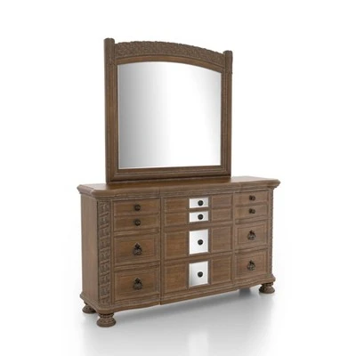 5pc Lellen Bedroom Set Beige/Rustic Natural Tone - HOMES: Inside + Out 15 5pc Lellen Bedroom Set Beige/Rustic Natural Tone - HOMES: Inside + Out - Image 13