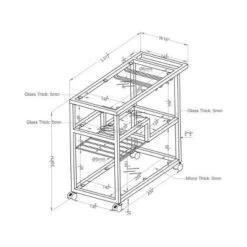 Kayla Cart Chrome - HOMES: Inside + Out -HOMES: Inside + Out GUEST 2094c738 4b06 4412 b3d3 46c1497b7ff4