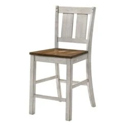 5pc Naxti Rustic Round Counter Height Dining Table Set Light Oak/Antique White - HOMES: Inside + Out 17 5pc Naxti Rustic Round Counter Height Dining Table Set Light Oak/Antique White - HOMES: Inside + Out -HOMES: Inside + Out GUEST 219d1851 86b5 4610 9bf7 34a2eeb484a6