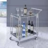 Starrett 2 Tier Metal Serving Cart Chrome - HOMES: Inside + Out 1 Starrett 2 Tier Metal Serving Cart Chrome - HOMES: Inside + Out -HOMES: Inside + Out GUEST 225ca97a 6440 4d2b ad13 2d45a49695c6