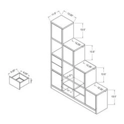 61.5" Hirsch Contemporary Bookcase White - HOMES: Inside + Out 19 61.5" Hirsch Contemporary Bookcase White - HOMES: Inside + Out -HOMES: Inside + Out GUEST 22d9f777 1ec0 473d 9cef ba522611e5c2