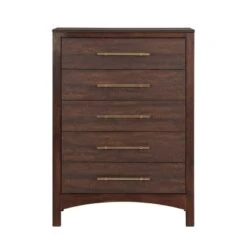 Melonnes 5 Drawer Chest Walnut - HOMES: Inside + Out 12 Melonnes 5 Drawer Chest Walnut - HOMES: Inside + Out -HOMES: Inside + Out GUEST 240c4cf6 d7b0 490e 9d89 a51b00f73d9a