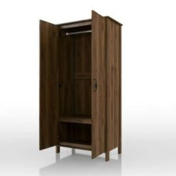 Andreasson Wardrobe Closet Distressed Walnut - HOMES: Inside + Out -HOMES: Inside + Out GUEST 249fd8bc 92c1 49b0 ba34 83eb31adba14