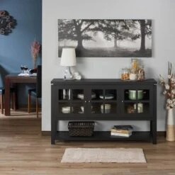 3pc Torrey TV Stand And Media Tower Set Black - HOMES: Inside + Out -HOMES: Inside + Out GUEST 256927b2 6db6 45cd 91a2 d72c41adb3e5