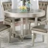 47" Jenra Round Dining Table Champagne - HOMES: Inside + Out -HOMES: Inside + Out GUEST 28709be4 de5c 4053 9b82 93a03e6e7f86