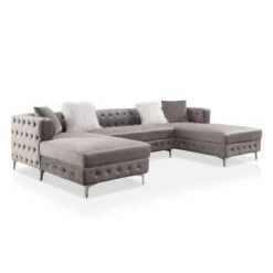 Elmhurst U Shaped Glam Tufted Sectional - HOMES: Inside + Out -HOMES: Inside + Out GUEST 29b07b2d 5a4f 4bbd 926b c0a67bb663a2