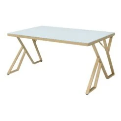 Jalama Glam Glass Top Gold Frame Dining Table - HOMES: Inside + Out -HOMES: Inside + Out GUEST 2b70f1f9 26da 4960 81e3 7d95a0b37b8a