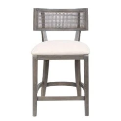 Roben Woven Cane Back Counter Height Barstools - HOMES: Inside + Out -HOMES: Inside + Out GUEST 2d00f360 8e3a 4bcd a574 9460cb94c627