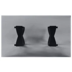 58" Poppy Hill Modern Rectangle Glass Top Dining Table Black/Gray - HOMES: Inside + Out 14 58" Poppy Hill Modern Rectangle Glass Top Dining Table Black/Gray - HOMES: Inside + Out -HOMES: Inside + Out GUEST 2ddc414e f99d 4006 be4a a78f78789a42