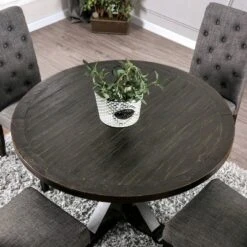 Greiger Round Dining Table Black - HOMES: Inside + Out -HOMES: Inside + Out GUEST 2e118ed3 1d96 48ba 9023 fbea4471f8c1