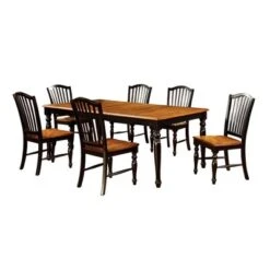 Jameson Country Style Extendable Dining Table Black/Oak - HOMES: Inside + Out 11 Jameson Country Style Extendable Dining Table Black/Oak - HOMES: Inside + Out -HOMES: Inside + Out GUEST 2e41ace6 d465 49b4 ab6e dfdad6b5a660