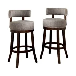 Set Of 2 24" Jefferson Counter Height Barstools With Upholstered Seat - HOMES: Inside + Out -HOMES: Inside + Out GUEST 300f4ebe f89a 4b1e 886d af7d0f3f1ce7