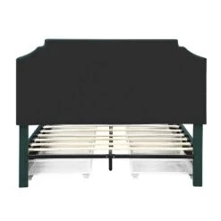 Hanger Glam Upholstered Bed With 4 Side Drawers - HOMES: Inside + Out -HOMES: Inside + Out GUEST 327efde9 a7b5 44c2 9468 72824c0e6946