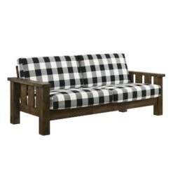 Jovie Gingham Rustic Sofa - HOMES: Inside + Out -HOMES: Inside + Out GUEST 3395486d aa46 4a1a a252 72838a93d30e