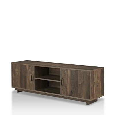 Fraire Contemporary TV Stand For TVs Up To 60" Reclaimed Oak - HOMES: Inside + Out 4 Fraire Contemporary TV Stand For TVs Up To 60" Reclaimed Oak - HOMES: Inside + Out - Image 2