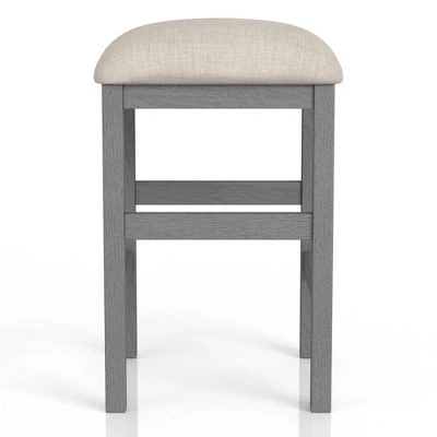 5pc Gardenside Expandable Counter Height Dining Table Set White/Light Gray/Beige - HOMES: Inside + Out 9 5pc Gardenside Expandable Counter Height Dining Table Set White/Light Gray/Beige - HOMES: Inside + Out - Image 7