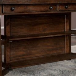 67" Foret Rustic Counter Height Dining Table Rustic Oak - HOMES: Inside + Out -HOMES: Inside + Out GUEST 355418cf 25fb 4631 aa11 538d2b967de4