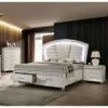 3pc California King Granite Bedroom Set With Nightstand And Chest Pearl White - HOMES: Inside + Out -HOMES: Inside + Out GUEST 35633902 bc83 4bab 837d 0ff891349e85